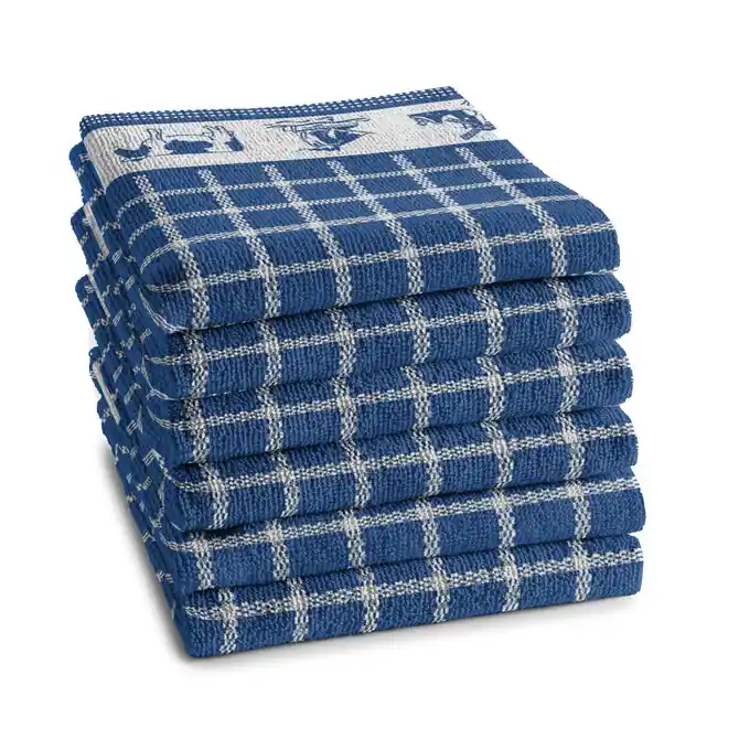 Aanbieding DDDDD Keukendoek Dutchie 50x55 Blue