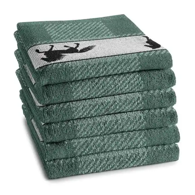 Modern DDDDD keukendoek shanti 50x55 green