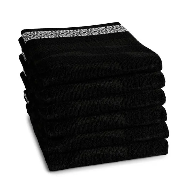 DDDDD Keukendoek Africa 50x55 Black Nieuwe Collectie