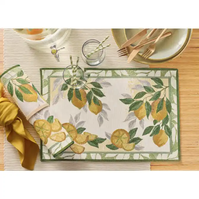 Gecertificeerd Sander placemat Lemon 32x48