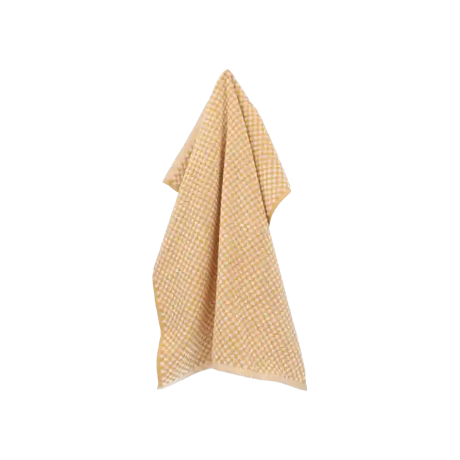 Bunzlau Castle Keukendoek Small Check Yellow Gereduceerde Prijs