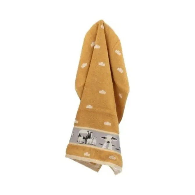 Bunzlau Castle Sheep keukendoek 53x60 Yellow Uitverkoop