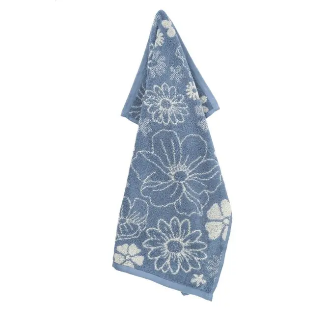 Actieprijs Bunzlau Castle Flowerbed keukendoek 53x60 Grey-Blue