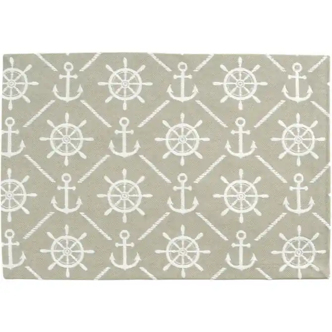 Lage Prijs Sander placemat Clipper 35x50 Fb. 19 - Beige