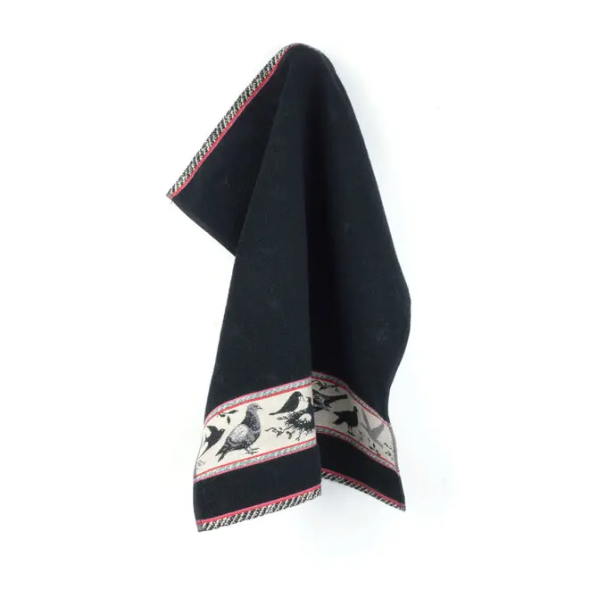 Bunzlau Castle Birds keukendoek 53x60 Black Beste Prijs