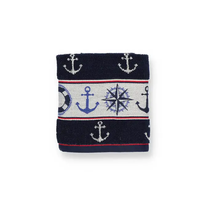Premium Bunzlau Castle Maritime keukendoek 53x60 Dark Blue