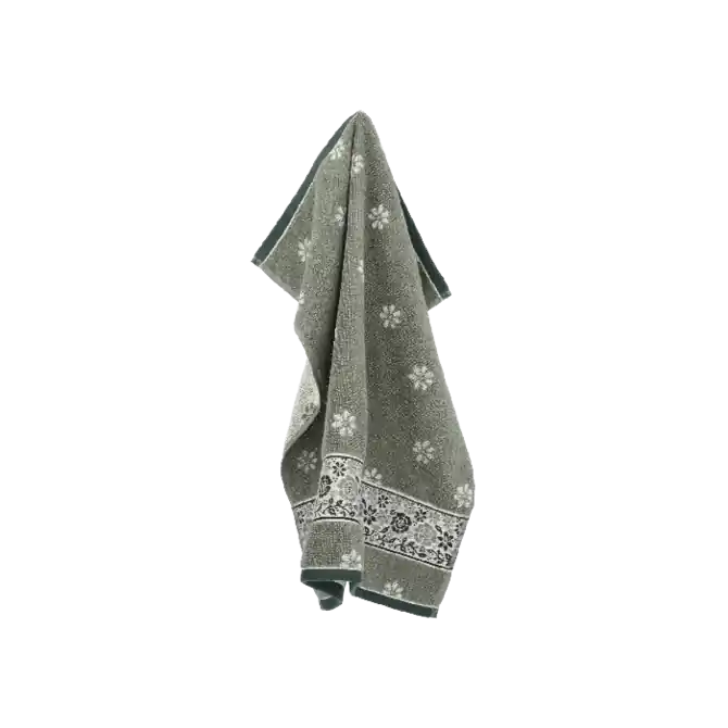 Bunzlau Castle Belle Fleur keukendoek 53x60 Dark Green Flitsaanbieding