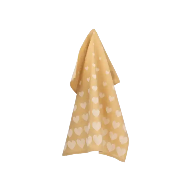Gratis Verzending Bunzlau Castle Theedoek Hearts Yellow