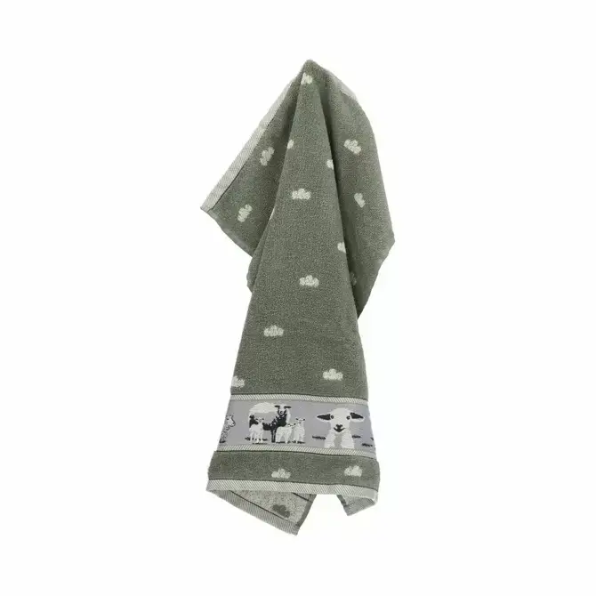Bestel Nu Bunzlau Castle Sheep keukendoek 53x60 Dark Green