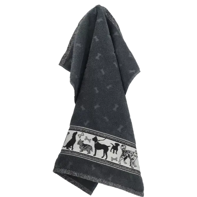 Bestel Nu Bunzlau Castle Dogs keukendoek 53x60 Anthracite