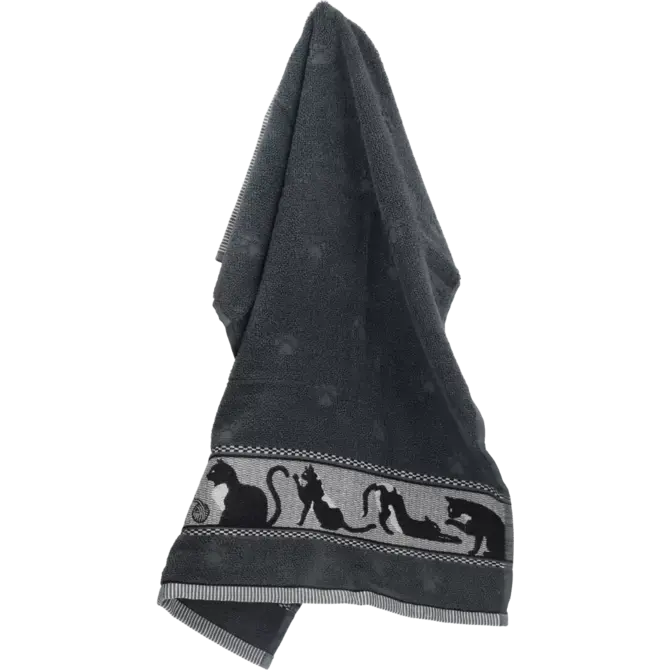 Shop Nu Bunzlau Castle Cats keukendoek 53x60 Anthracite