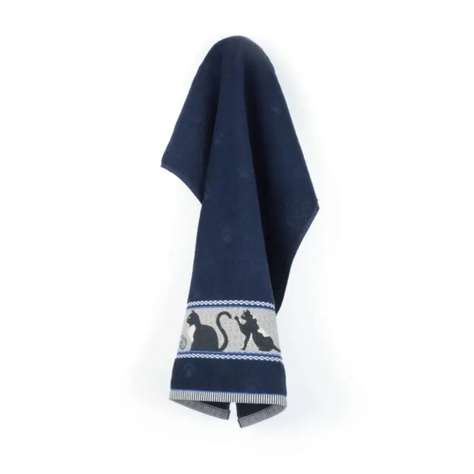 Trendy Bunzlau Castle Cats keukendoek 53x60 Dark Blue