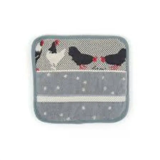 Must-Have Bunzlau Castle Chickens pannenlap 23x19 Grey