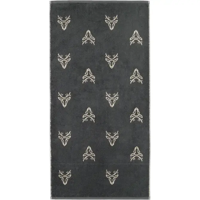 Cawö Alpenchic Edition 6229 Douchelaken 70x140 grijs Handgemaakt