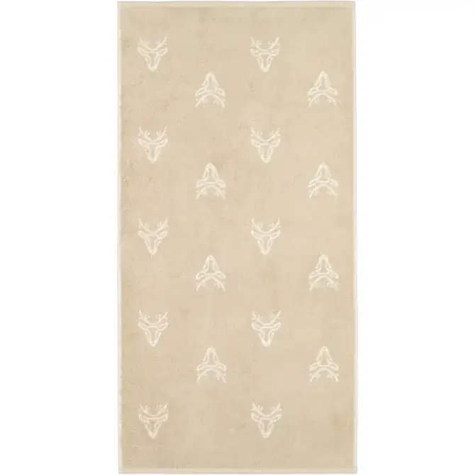Cawö Alpenchic Edition 6229 Gastendoekje 30x50 beige Speciale Aanbieding