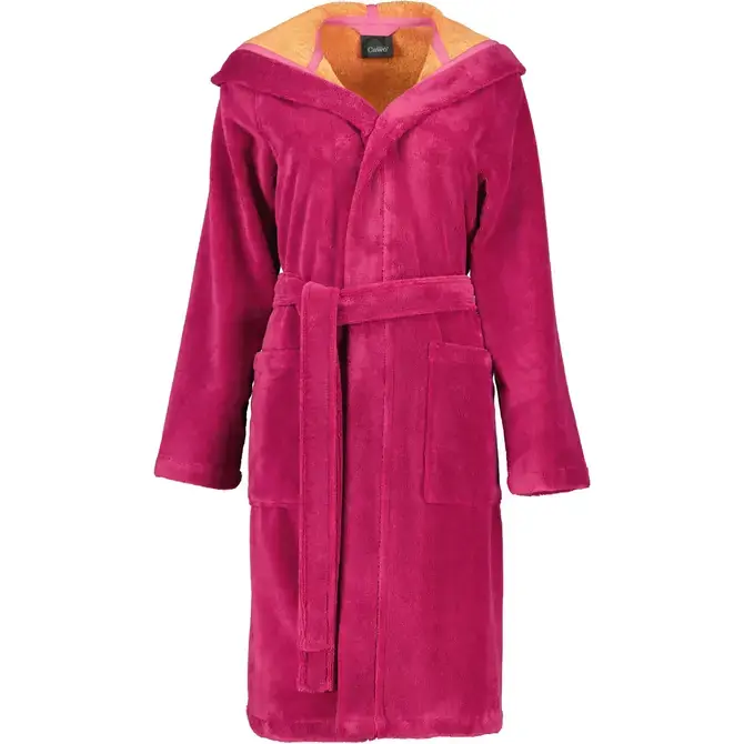 Shop Nu Cawo Dames Badjas met Capuchon 845 pink-orange 42