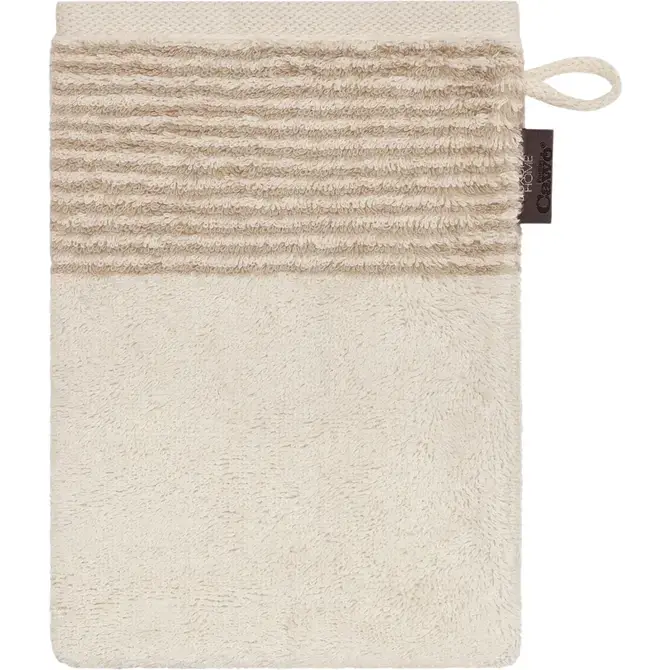 Trendy Cawö Two-Tone Washandje 16x22 natur