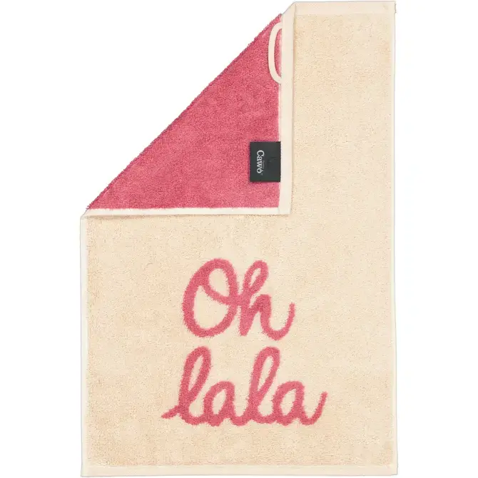 Cawö Postcards Towels Edition Postcard Towels 30x50 Oh lala Exclusief