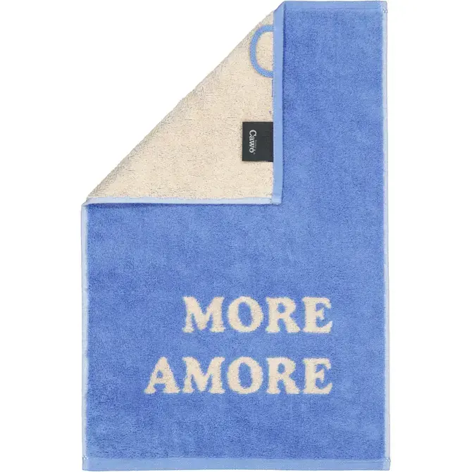 Cawö Postcards Towels Edition Postcard Towels 30x50 MORE AMORE Dagaanbieding