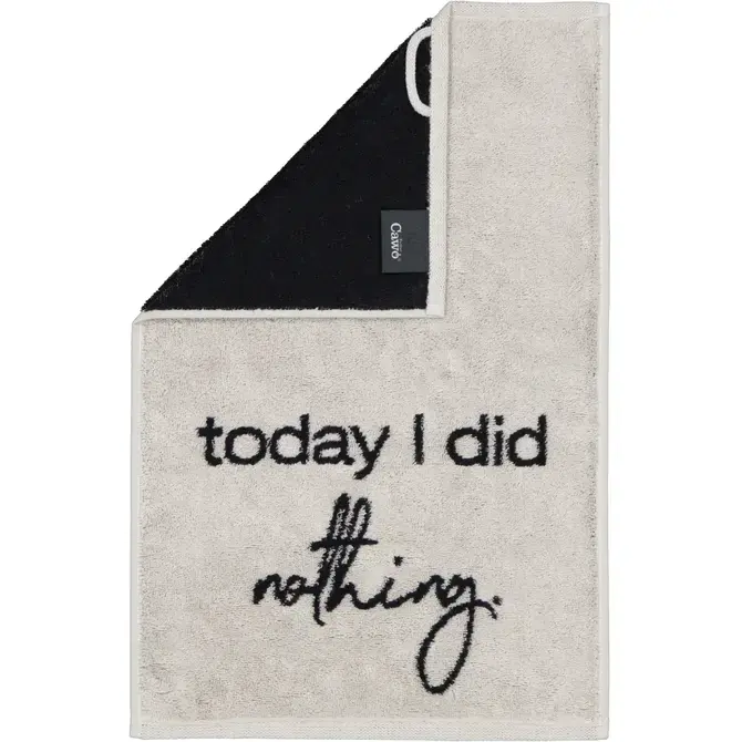 Cawö Postcards Towels Edition Postcard Towels 30x50 today I did nothing Professioneel