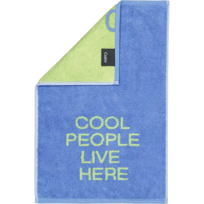 Cawö Postcards Towels Edition Postcard Towels 30x50 cool people live here Goedkoop