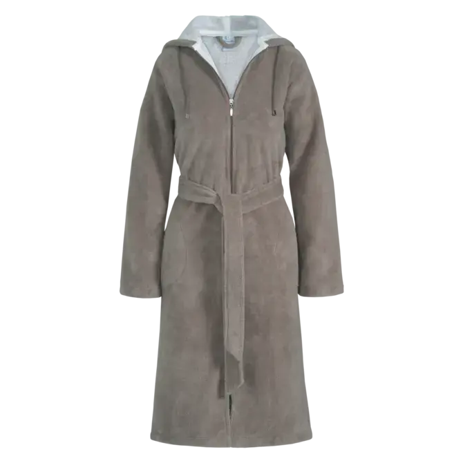 Vandyck Duchess badjas XLarge Urban Taupe Finale Uitverkoop