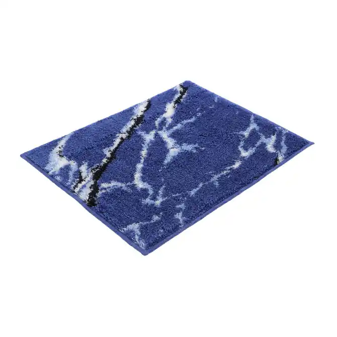 Aanbieding Vossen Marble Bidetmat 50x60 deep blue