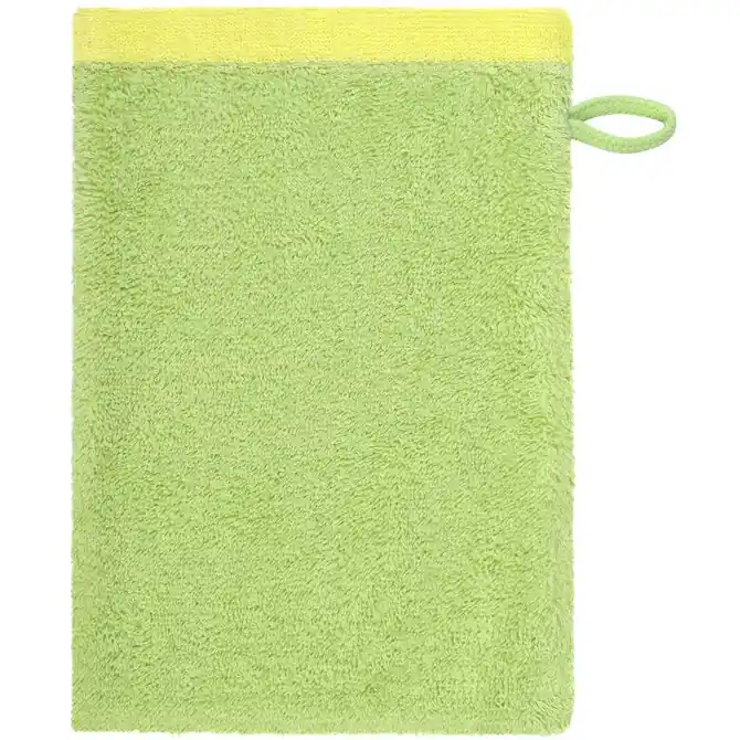 Bestseller Cawo Lifestyle Splash Doubleface 7071 Washandje 16x22 pistazie/lemon