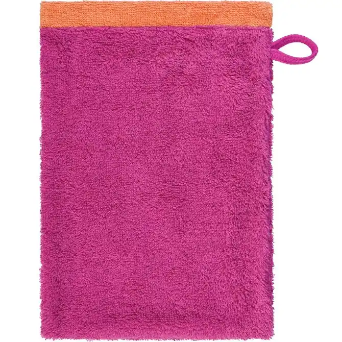 Cawo Lifestyle Splash Doubleface 7071 Washandje 16x22 pink/mandarine Betaalbaar