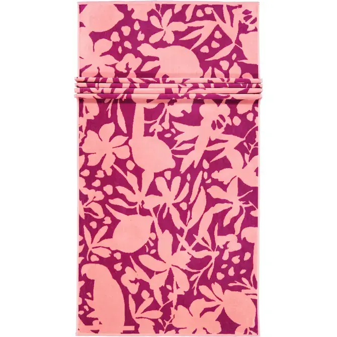 Topkwaliteit Cawo Beach Tropical Jacquard Strandlaken 80x180 sunset