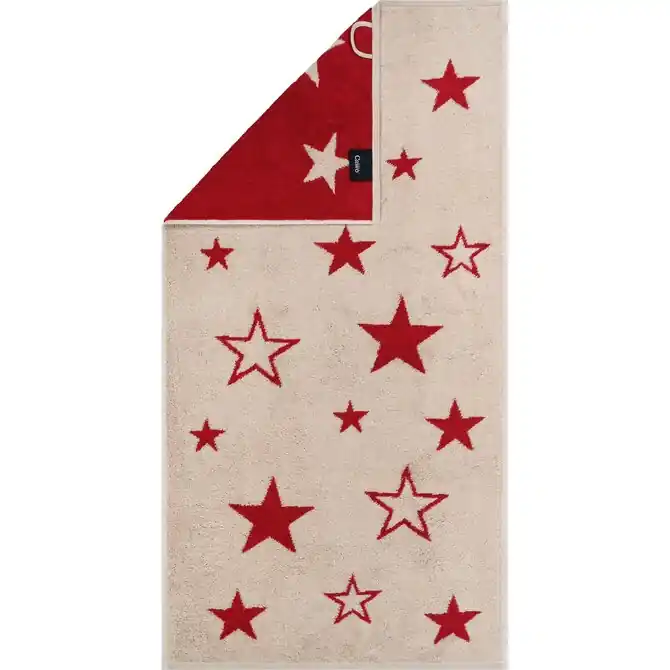 Bestel Nu Cawo Christmas Edition 792 Stars Gastendoekje rot