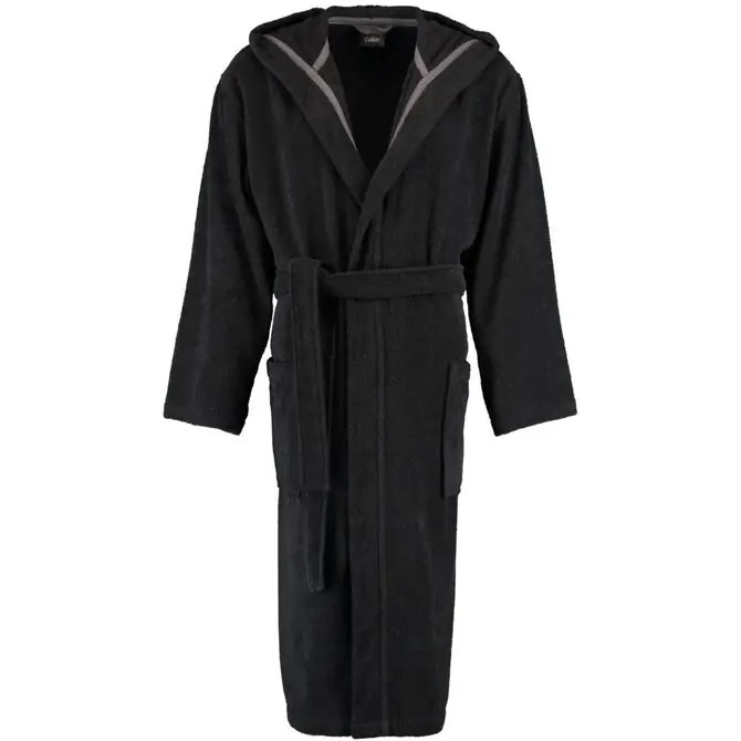 Cawo Heren Home Badjas met Capuchon Uni 5XL lava Plaats Bestelling