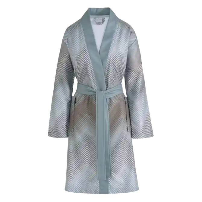 Trendy Vandyck Badjas Bella Large mineral blue