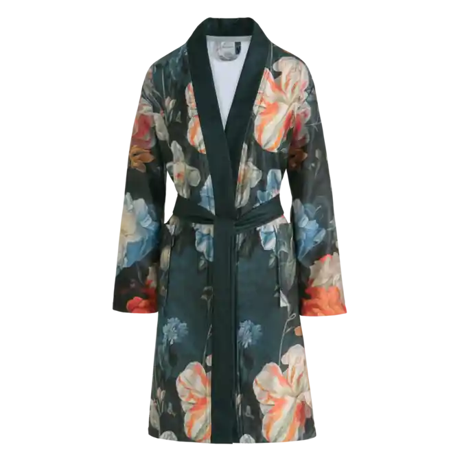 Vandyck Badjas Vivian XLarge blue ink Finale Uitverkoop