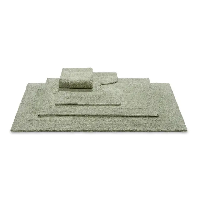 Exclusieve Aanbieding Vandyck Scala Luxury Smoke Green Toiletmat 55x55