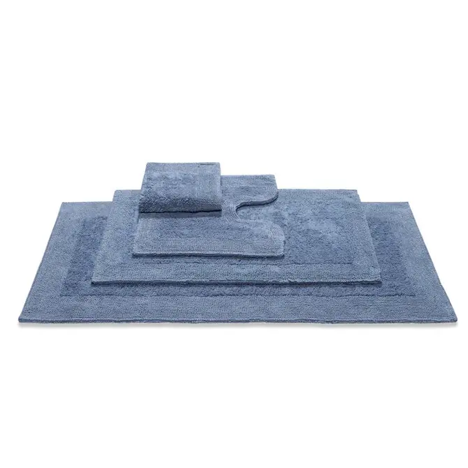 Vandyck Scala Luxury Vintage Blue Toiletmat 55x55 Rechtstreeks Van De Fabrikant