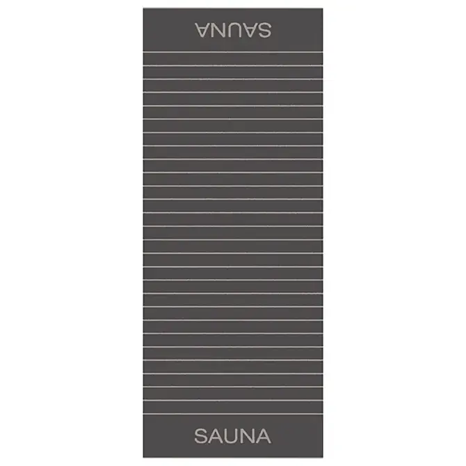 Cawo Balance Sauna Saunalaken 80x200 anthrazit Express Levering