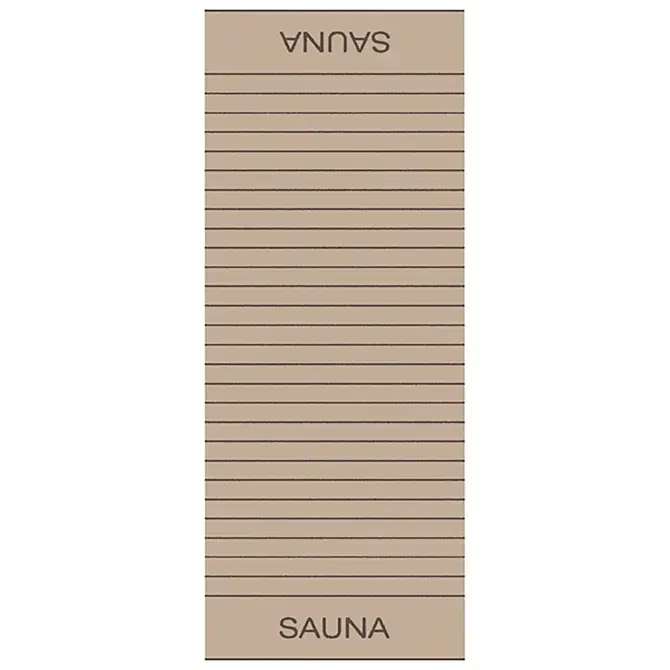 Cawo Balance Sauna Saunalaken 80x200 sand In De Mode