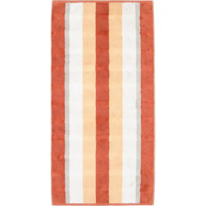 Cawo Noblesse Stripes Handdoek 50x100 brick Koop Online