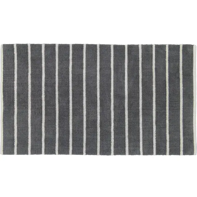CAWÖ Home Keerbare Badmat Balance Gestreept 1008 77 platin 60x100 Gecertificeerd