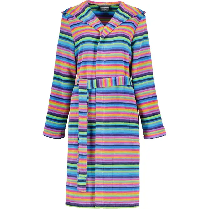 Voordeelprijs Cawo Dames Badjas met capuchon 1454 14 multicolor Maat 44