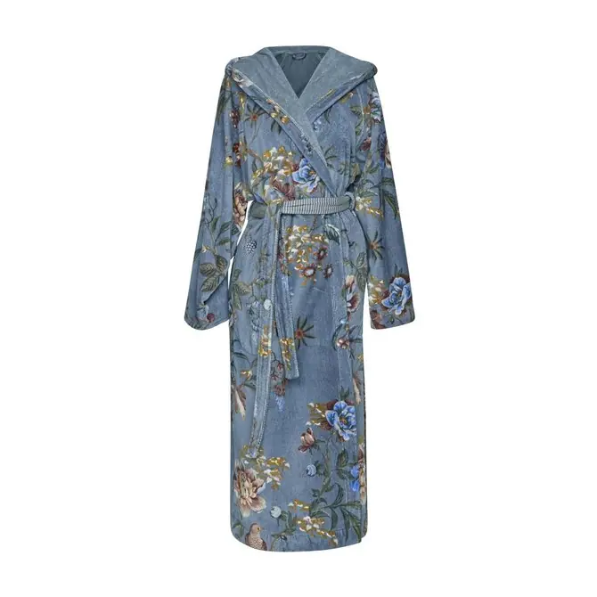 Aanbieding Pip Studio Secret Garden Bathrobe Blue S