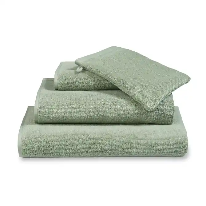 Populair Vandyck Verona Plain Douchelaken 70x140 smoke green