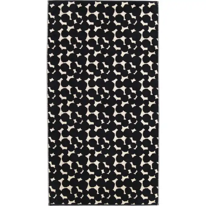Cawö Loft Pebbles Douchelaken schwarz 70/140 Gratis Verzending