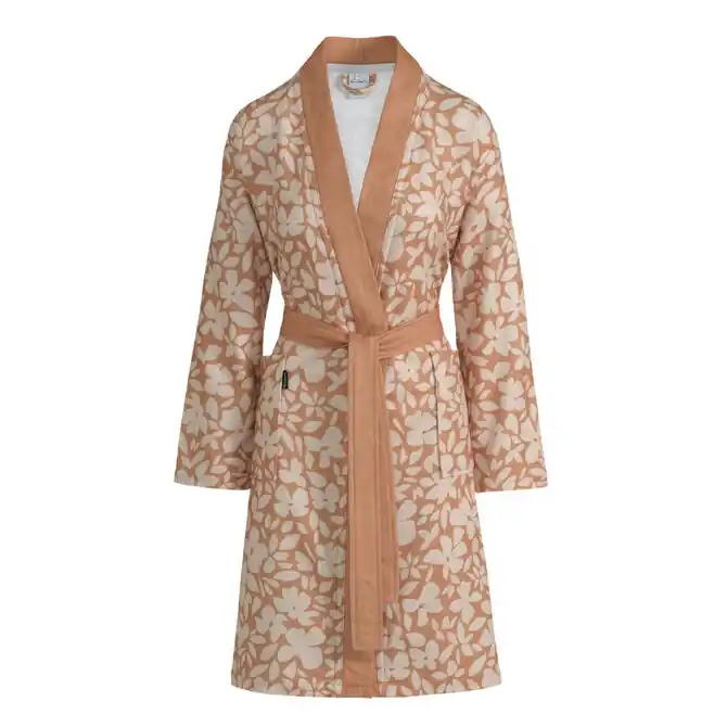 Vandyck Badjas Amber Apricot Blush XLarge Meest Verkocht
