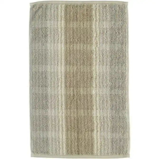 Cawö Cashmere Streifen Gastendoekje Zand 30x50 Exclusief