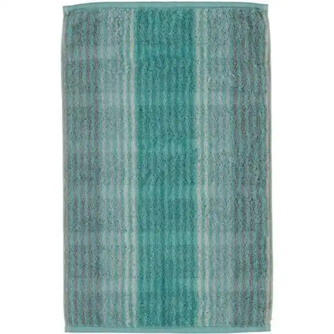 Voordeelprijs Cawö Cashmere Streifen Gastendoekje Munt 30x50