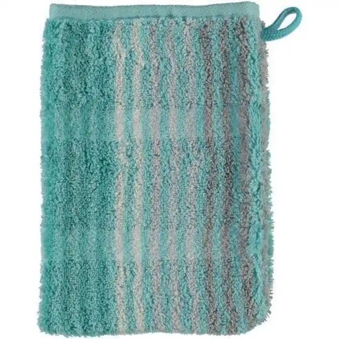 Cawö Cashmere Streifen Washandje Munt 16x22 Nu Kopen