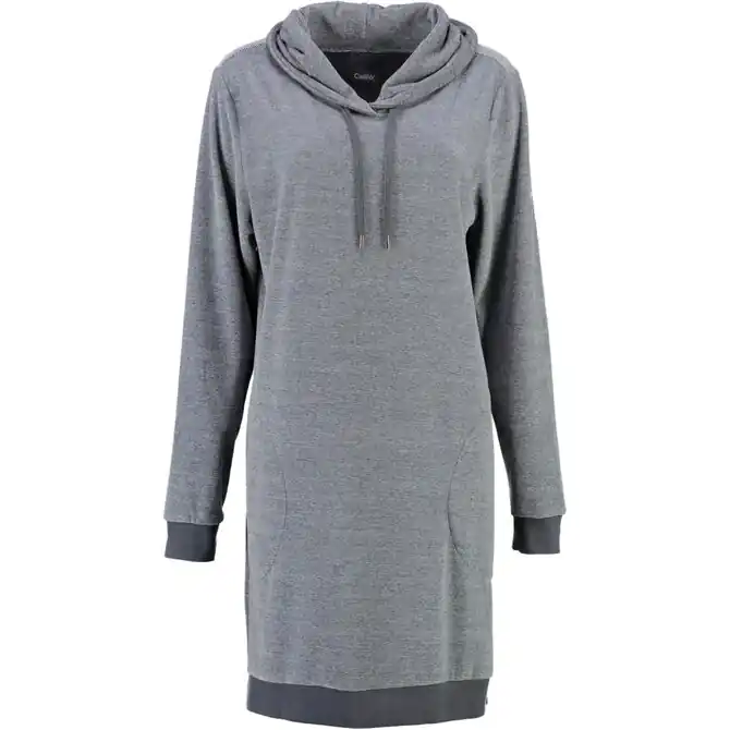 Cawö Dames Lange Hoodie 818 Anthrazit M Professioneel