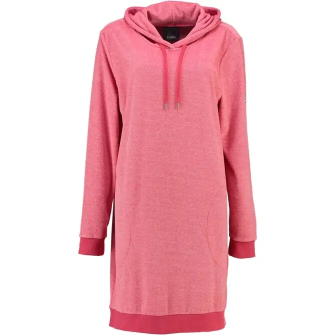 Uitverkoop Cawö Dames Lange Hoodie 818 Koralle XS